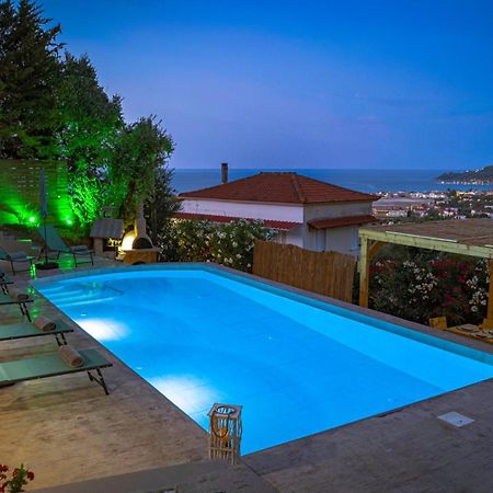 Zante Luxury Seaview Villa With Private Pool Katastárion Eksteriør billede