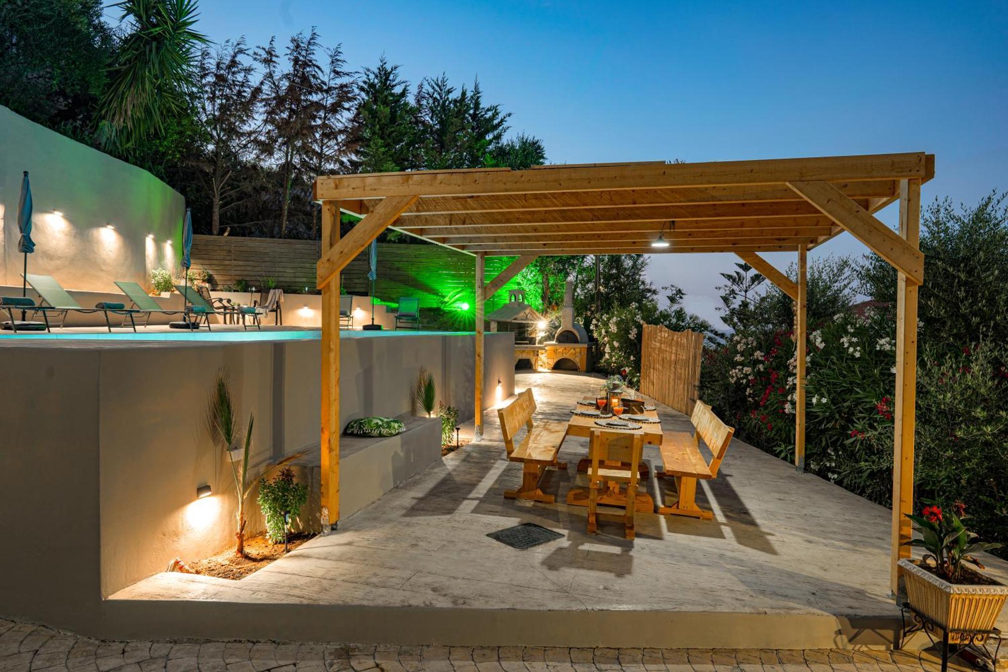 Zante Luxury Seaview Villa With Private Pool Katastárion Eksteriør billede