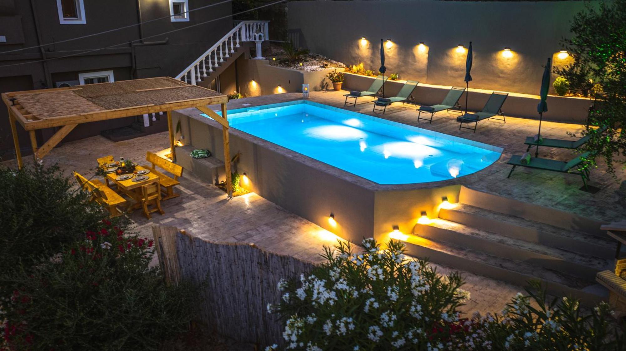 Zante Luxury Seaview Villa With Private Pool Katastárion Eksteriør billede
